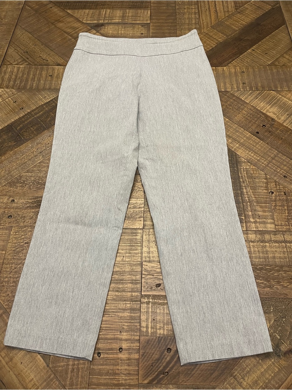 Tribal Women's Pull On Ankle Dress Pants Heather Gray Size 8P